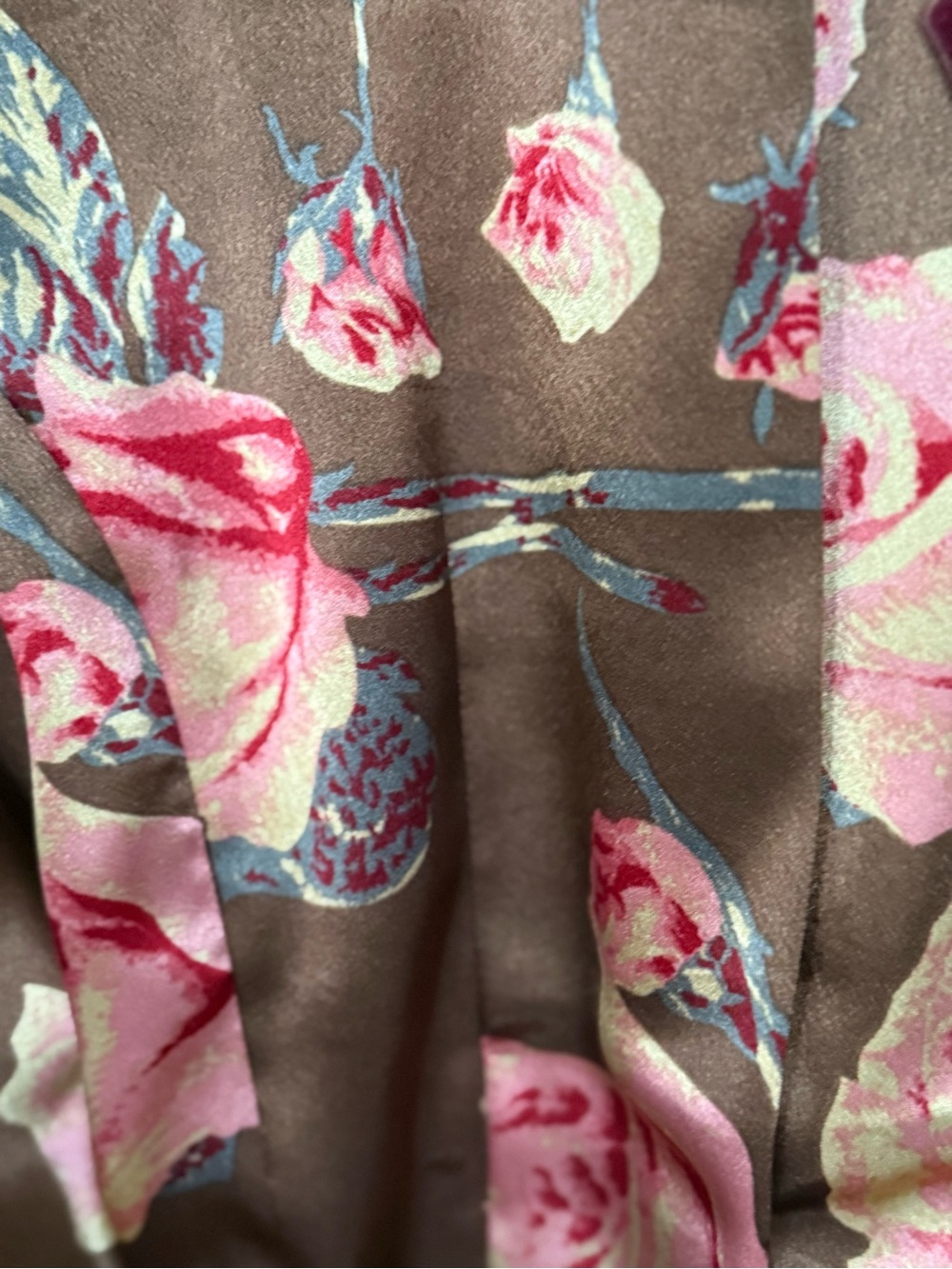 Velvet jacket with Pink Rose lining - Picture 5 of 7